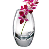 9 Mouth Blown Crystal European Made Vase - Homeroots
