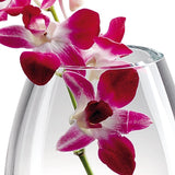 9 Mouth Blown Crystal European Made Vase - Homeroots