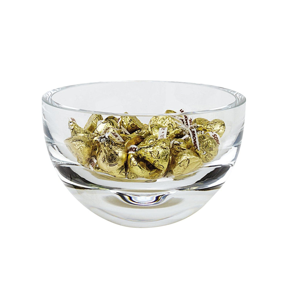 6 Mouth Blown Crystal European Made Bowl - Homeroots