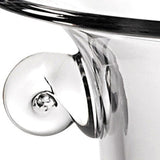 11" Clear Mouth  Blown Crystal Round Pedestal Centerpiece Bowl - Homeroots