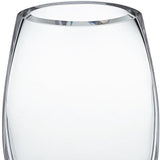 8 Mouth Blown Polish Oval Thick Walled Vase - Homeroots - Flyclothing LLC