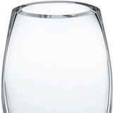 8 Mouth Blown Polish Oval Thick Walled Vase - Homeroots - Flyclothing LLC