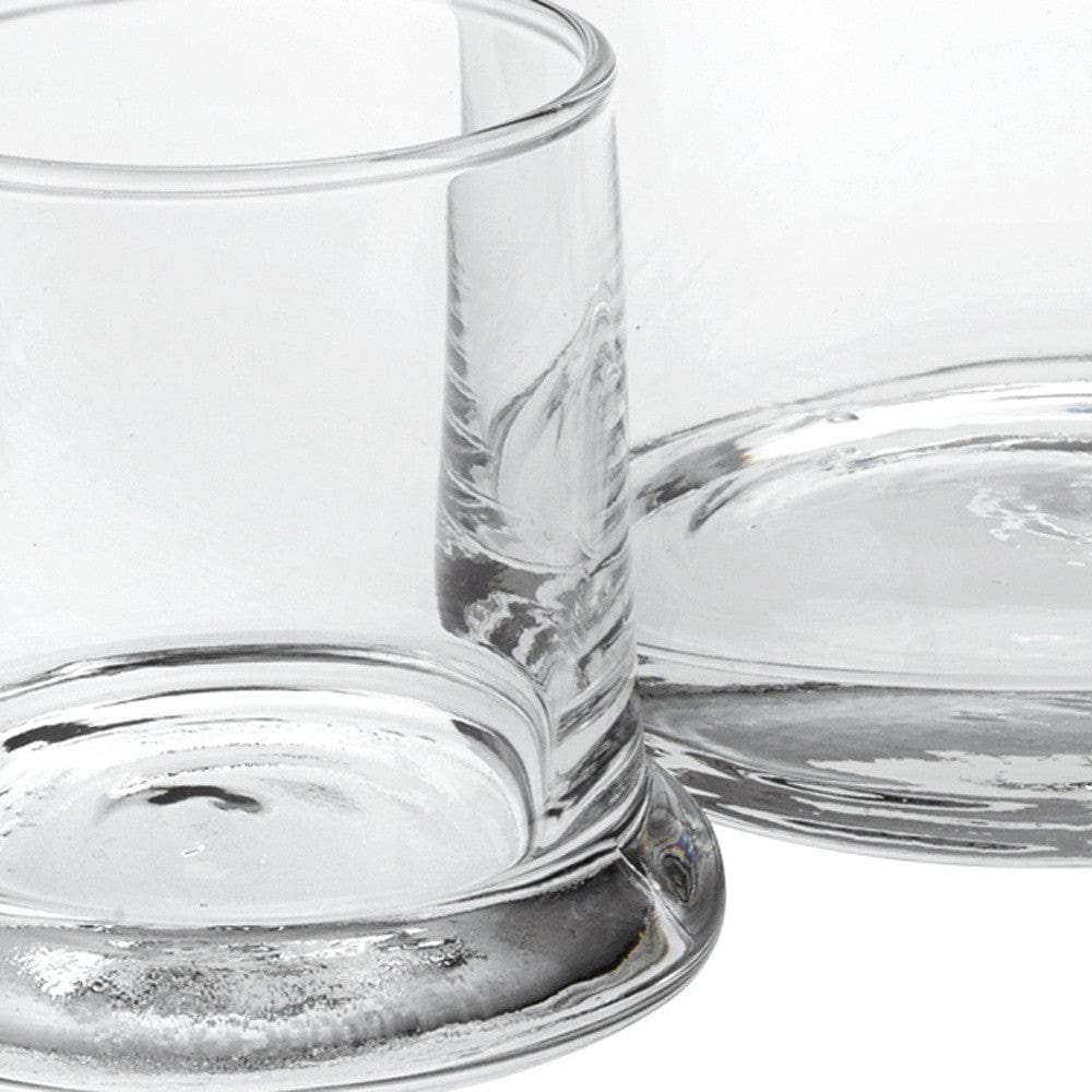 4 X 6 X 7 Clear Glass 2 Pc Glass Bedside Or Desktop Carafe Set 10 Oz - Homeroots - Flyclothing LLC