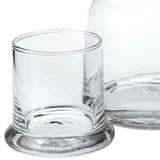 4 X 6 X 7 Clear Glass 2 Pc Glass Bedside Or Desktop Carafe Set 10 Oz - Homeroots - Flyclothing LLC