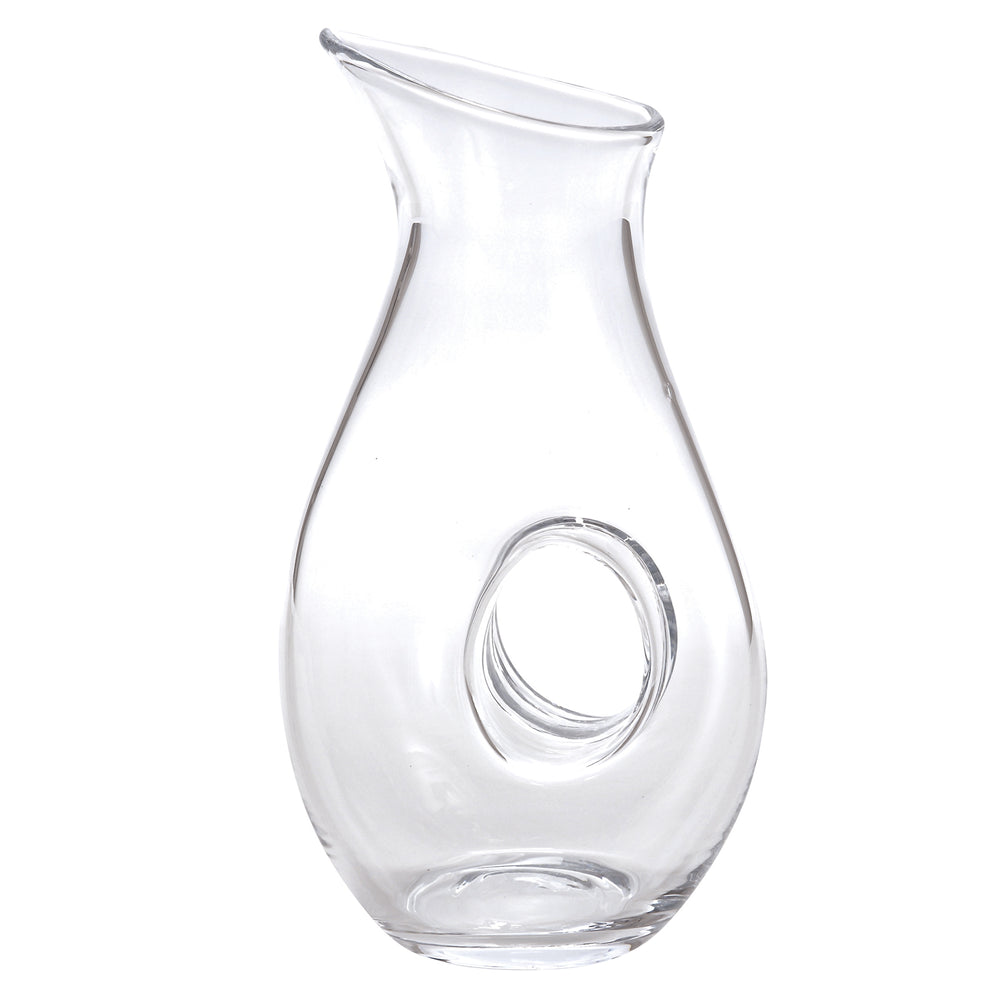 Mouth Blown Lead Free Crystal Pitcher  28 Oz - Homeroots