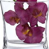 65 Mouth Blown European Made Medium Glass Pocket Vase - Homeroots