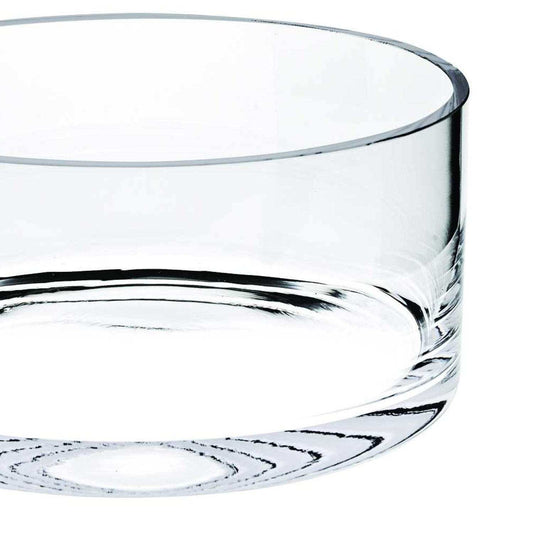 8 Mouth Blown Lead Free Classic Glass Cylinder Bowl - Homeroots - Flyclothing LLC