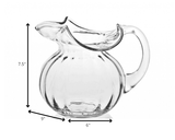 Mouth Blown Glass Pitcher 42 Oz - Homeroots - Flyclothing LLC