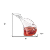 Mouth Blown Glass Wine Carafe 32 Oz - Homeroots - Flyclothing LLC
