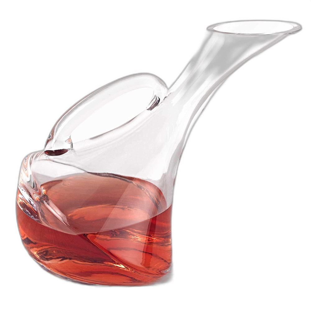 Mouth Blown Glass Wine Carafe 32 Oz - Homeroots - Flyclothing LLC