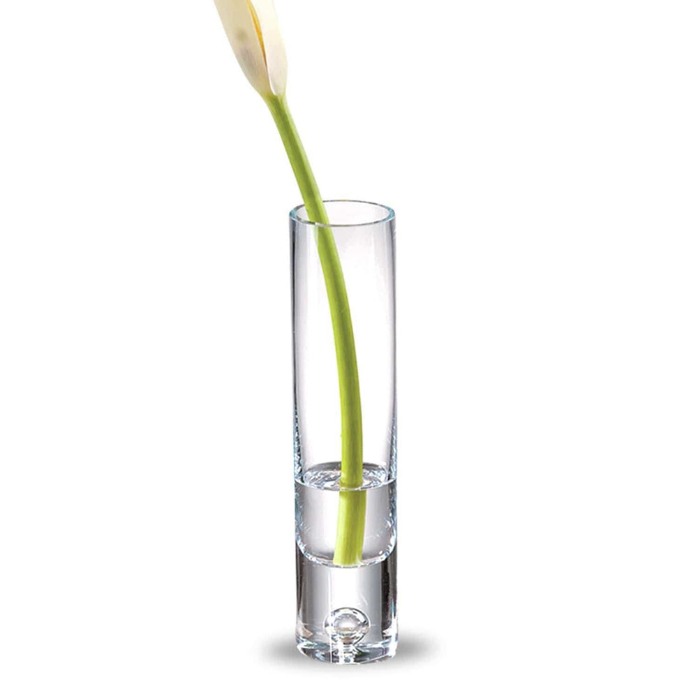 8 Mouth Blown Crystal Bud Vase - Homeroots - Flyclothing LLC