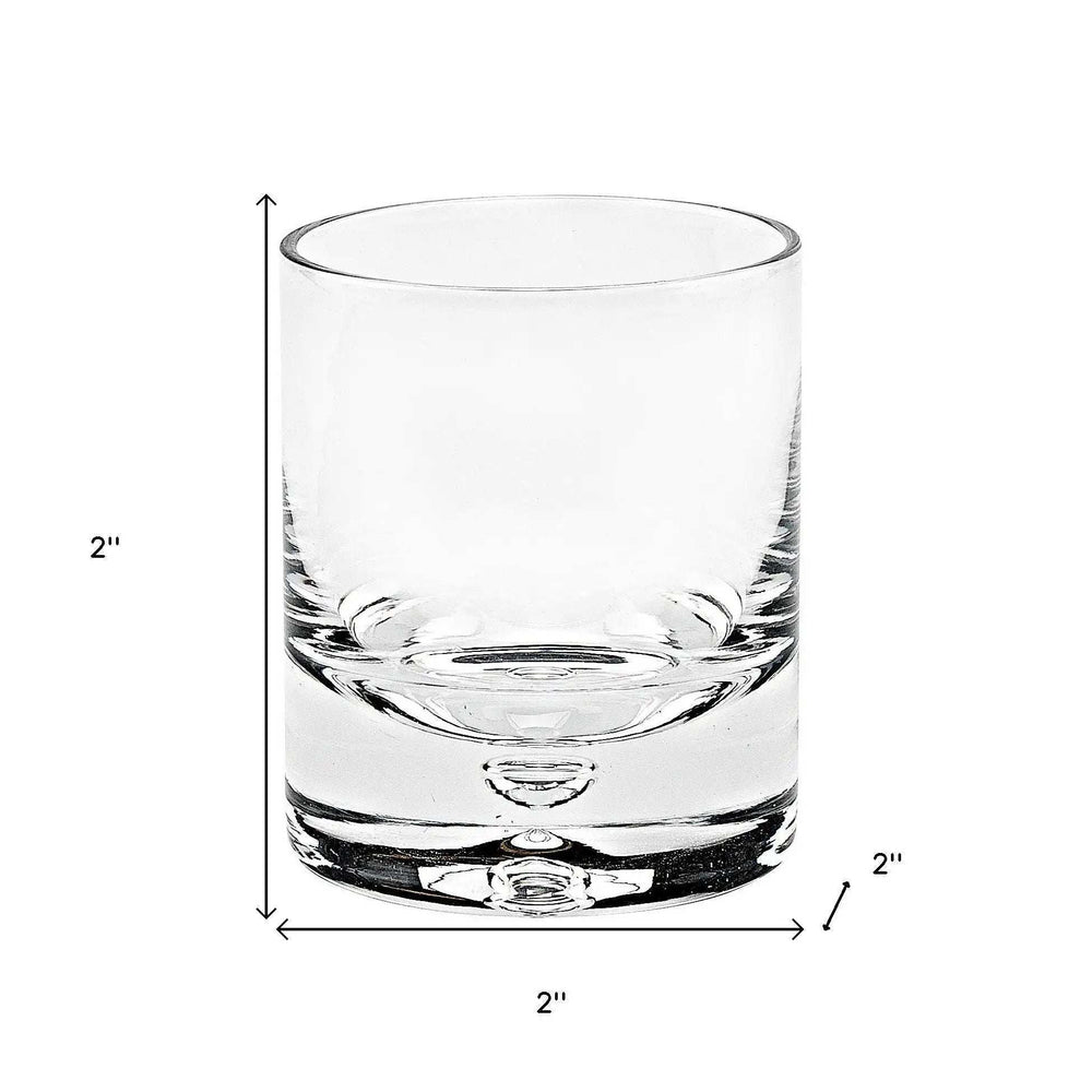 4 Pc Set Single Old Fashioned Lead Free Crystal Scotch Glass 6 Oz - Homeroots - Flyclothing LLC