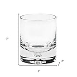 4 Pc Set Single Old Fashioned Lead Free Crystal Scotch Glass 6 Oz - Homeroots - Flyclothing LLC
