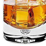 4 Pc Set Old Fashioned Lead Free Crystal Scotch Glass  8 Oz - Homeroots