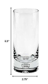 Mouth Blown Crystal Lead Free Hiball Glass 13 Oz 4 Pc Set - Homeroots - Flyclothing LLC
