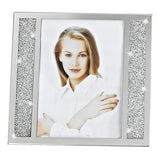 5 X 7 Silver Crystalized Picture Frame - Homeroots - Flyclothing LLC