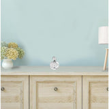 5" Clear Crystal Decorative Bottle Tabletop Sculpture - Homeroots - Flyclothing LLC