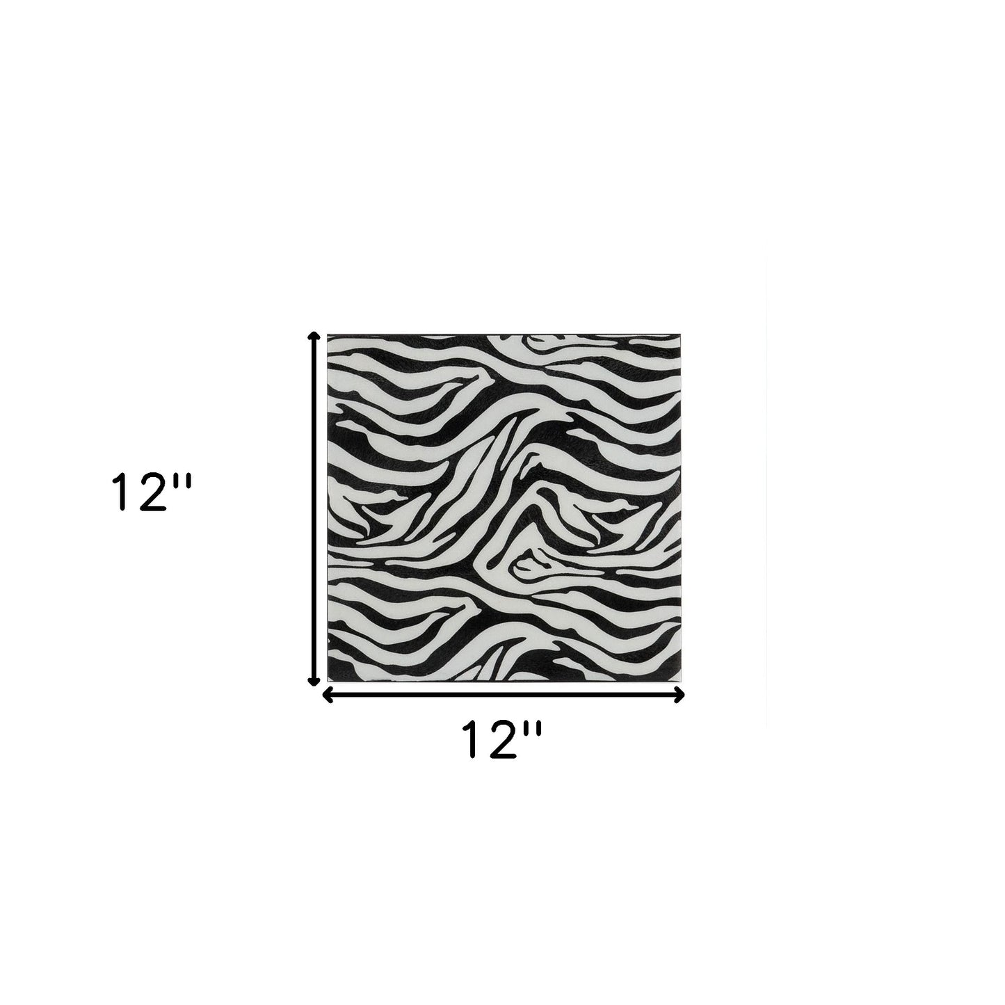 12" X 4" Black and White Iron Wall Decor - Homeroots - Flyclothing LLC
