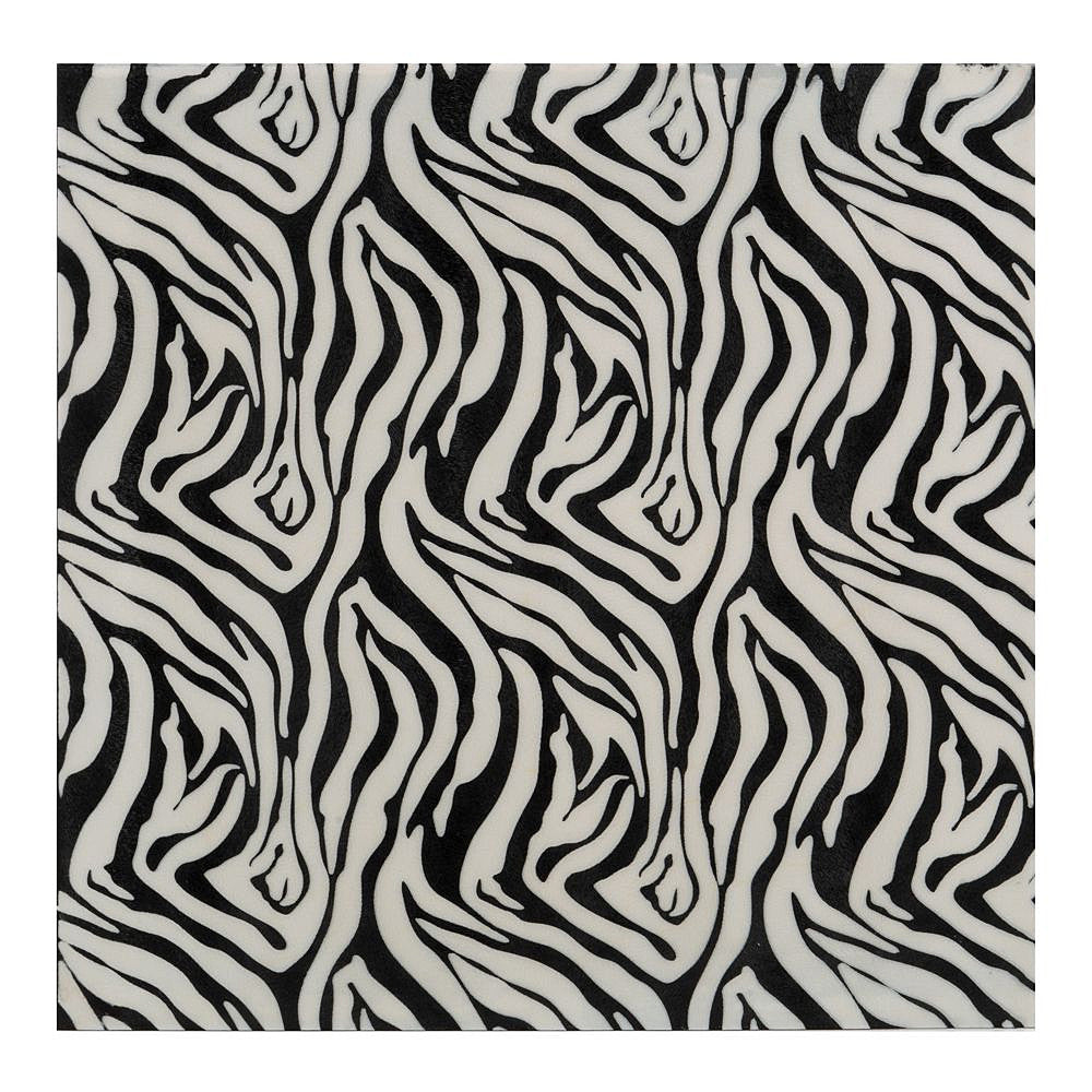 20" X 4" Black and White Iron Wall Decor - Homeroots