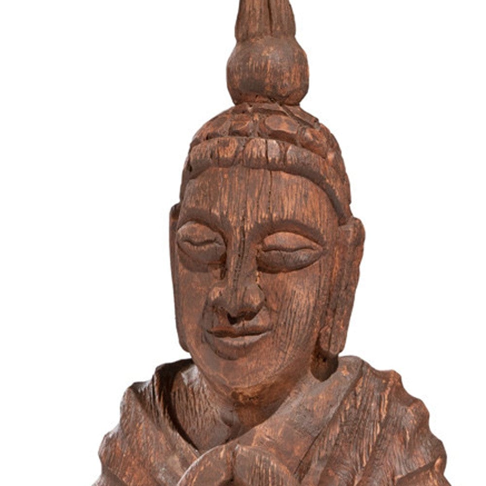 13" X 4" Brown Wood Wall Decor - Homeroots - Flyclothing LLC