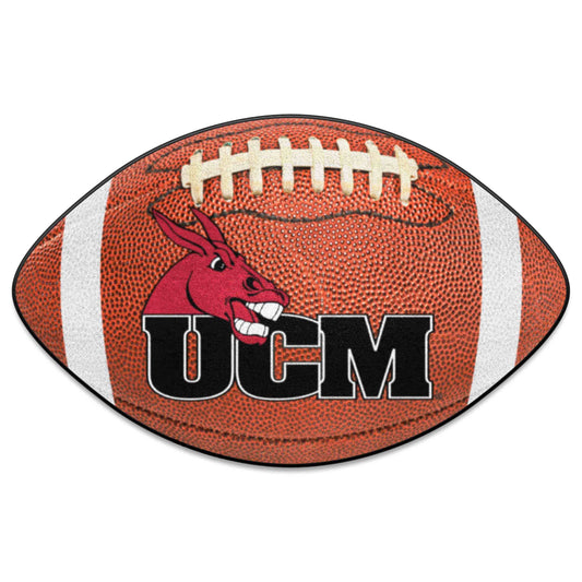 Central Missouri Mules Football Rug - 20.5in. x 32.5in. - Central Missouri