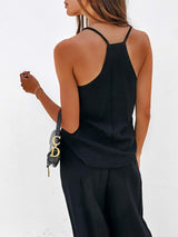 Spaghetti Strap Cami and Wide Leg Pants Set - Trendsi - Flyclothing LLC