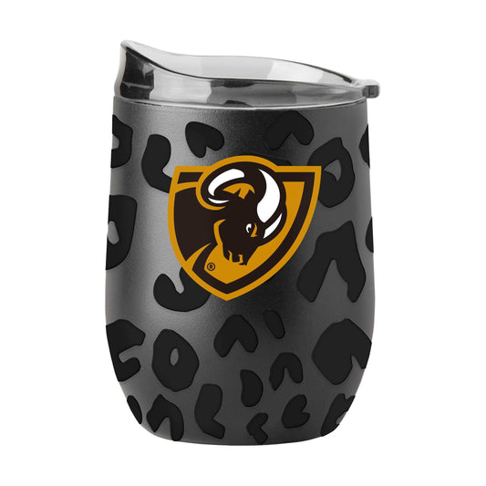 VCU Leopard 16oz Black Powdercoat Curved Beverage - Logo Brands - Flyclothing LLC