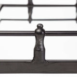 Natural Finish Metal With Mirrored Glass Bottom And Railing Handle Tray - Homeroots - Flyclothing LLC