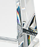 12" Clear Crystal Obelisk Statue - Homeroots - Flyclothing LLC
