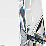 12" Clear Crystal Obelisk Statue - Homeroots - Flyclothing LLC
