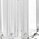 Handcrafted Optical Crystal And Silver Large Size Salt And Pepper Shakers - Homeroots - Flyclothing LLC
