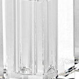 Handcrafted Optical Crystal And Silver Large Size Salt And Pepper Shakers - Homeroots - Flyclothing LLC