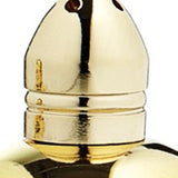 Handcrafted Optical Crystal And Gold Square Size Salt And Pepper Shakers - Homeroots