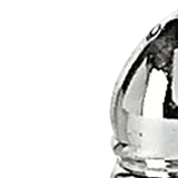 Handcrafted Optical Crystal And Silver Square Size Salt And Pepper Shakers - Homeroots