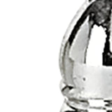 Handcrafted Optical Crystal And Silver Square Size Salt And Pepper Shakers - Homeroots