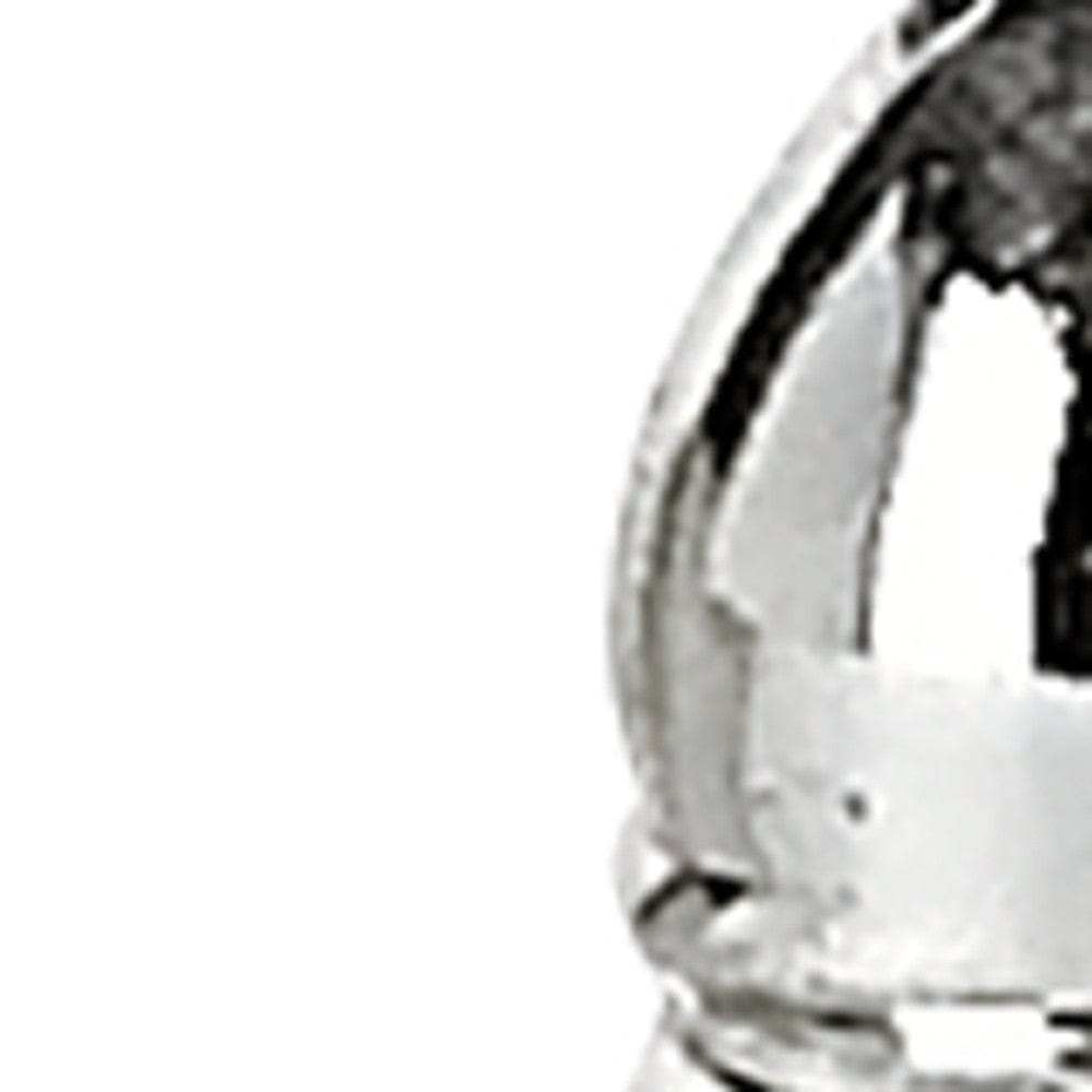 Handcrafted Optical Crystal And Silver Square Size Salt And Pepper Shakers - Homeroots - Flyclothing LLC