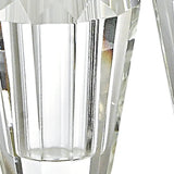 Handcrafted Optical Crystal And Gold Pair Of Salt And Pepper Shakers - Homeroots - Flyclothing LLC
