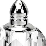 Handcrafted Optical Crystal And Silver Pair Of Salt And Pepper Shakers - Homeroots - Flyclothing LLC