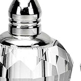 Handcrafted Optical Crystal And Silver Pair Of Salt And Pepper Shakers - Homeroots - Flyclothing LLC