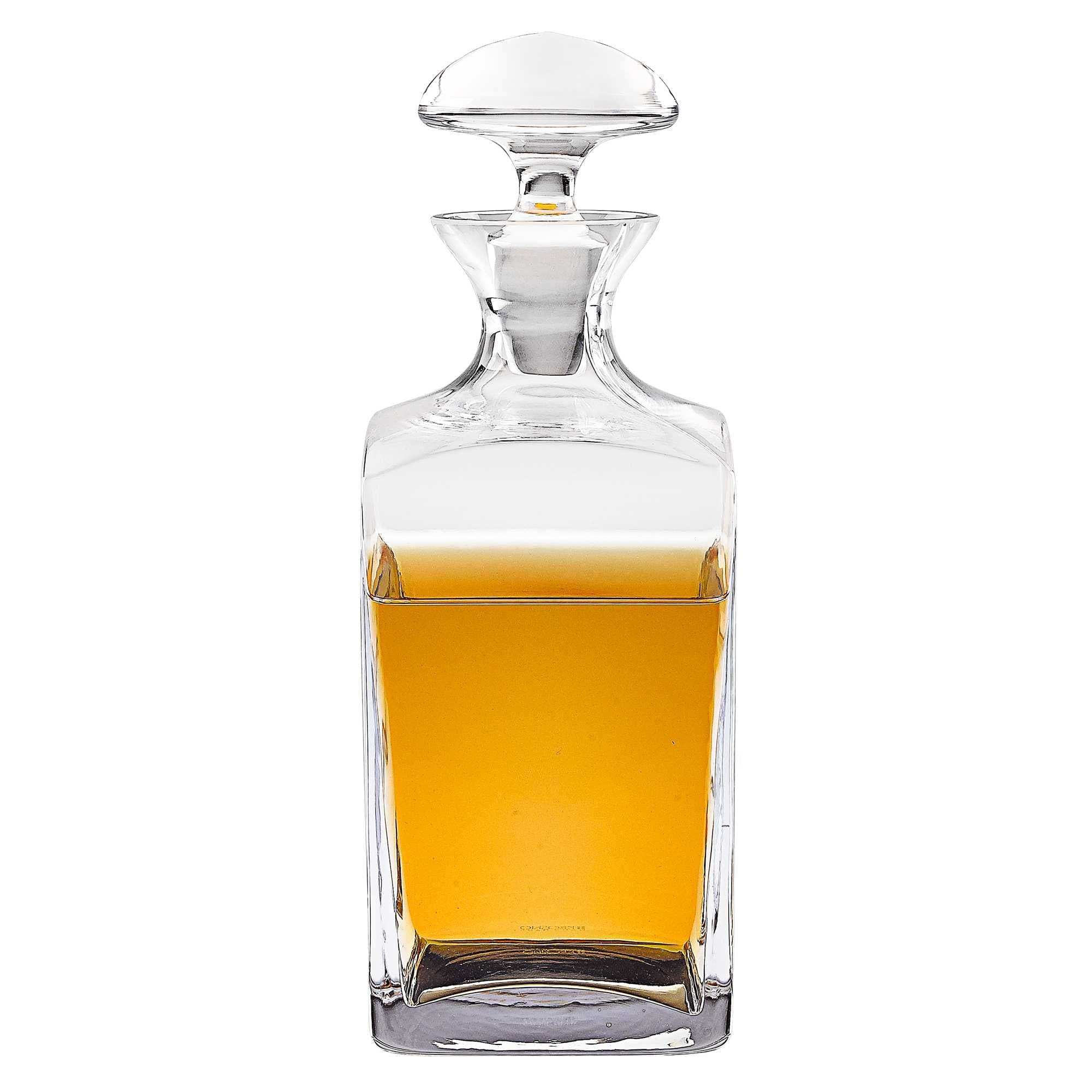 Mouth Blown European Crystal Scotch Or Whiskey Decanter 34 Oz - Homeroots - Flyclothing LLC