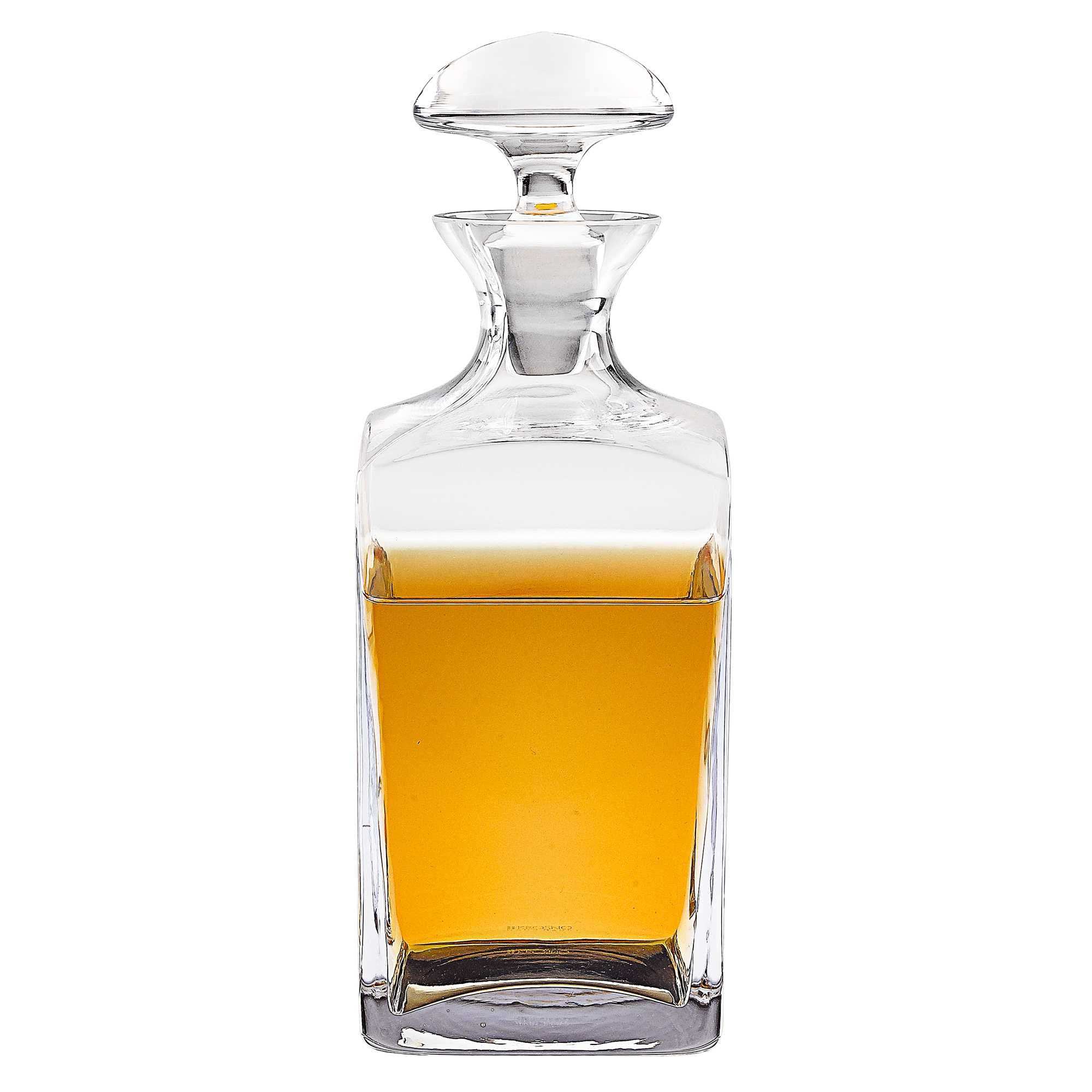 Mouth Blown European Crystal Scotch Or Whiskey Decanter 34 Oz - Homeroots - Flyclothing LLC