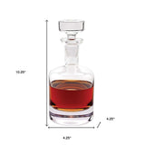 Mouth Blown European Crystal Decanter 28 Oz - Homeroots - Flyclothing LLC