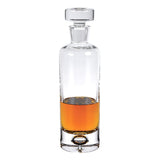 Mouth Blown European Crystal Round Decanter 28 Oz - Homeroots