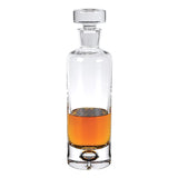 Mouth Blown European Crystal Round Decanter 28 Oz - Homeroots - Flyclothing LLC
