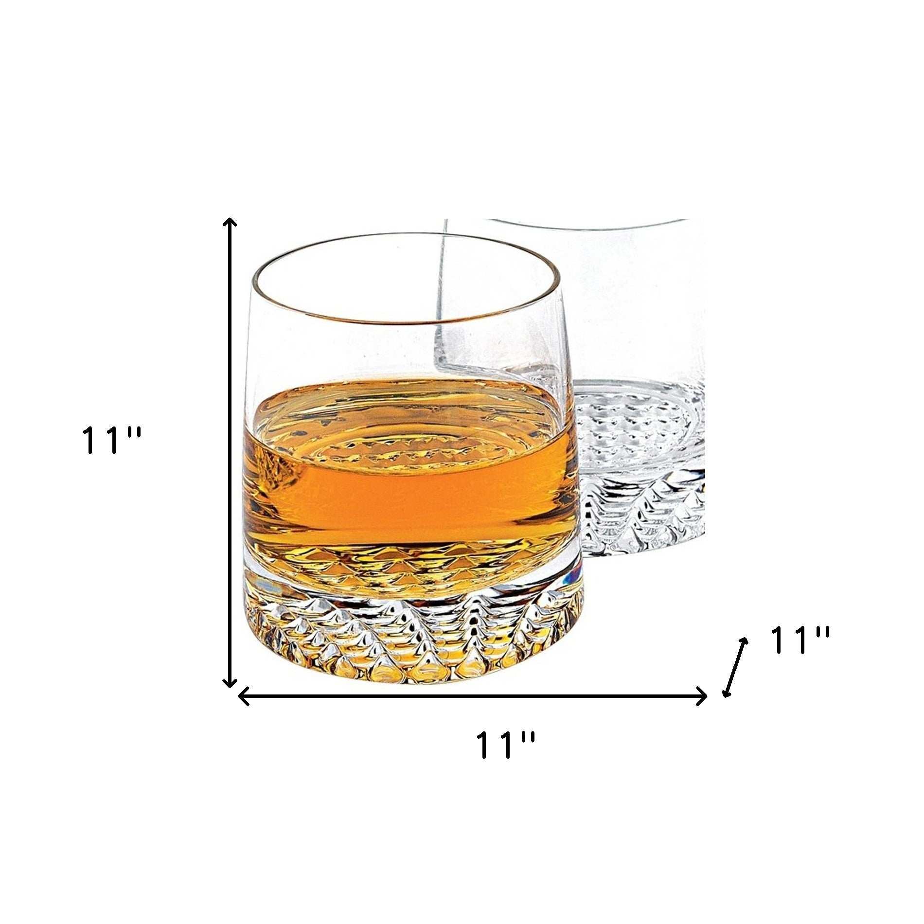 Mouth Blown European Crystal 5 Pc Whiskey Set - Homeroots - Flyclothing LLC