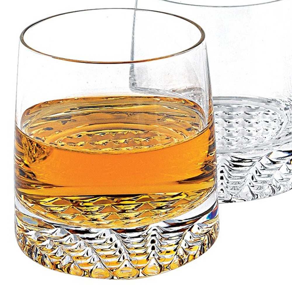 Mouth Blown European Crystal 5 Pc Whiskey Set - Homeroots - Flyclothing LLC