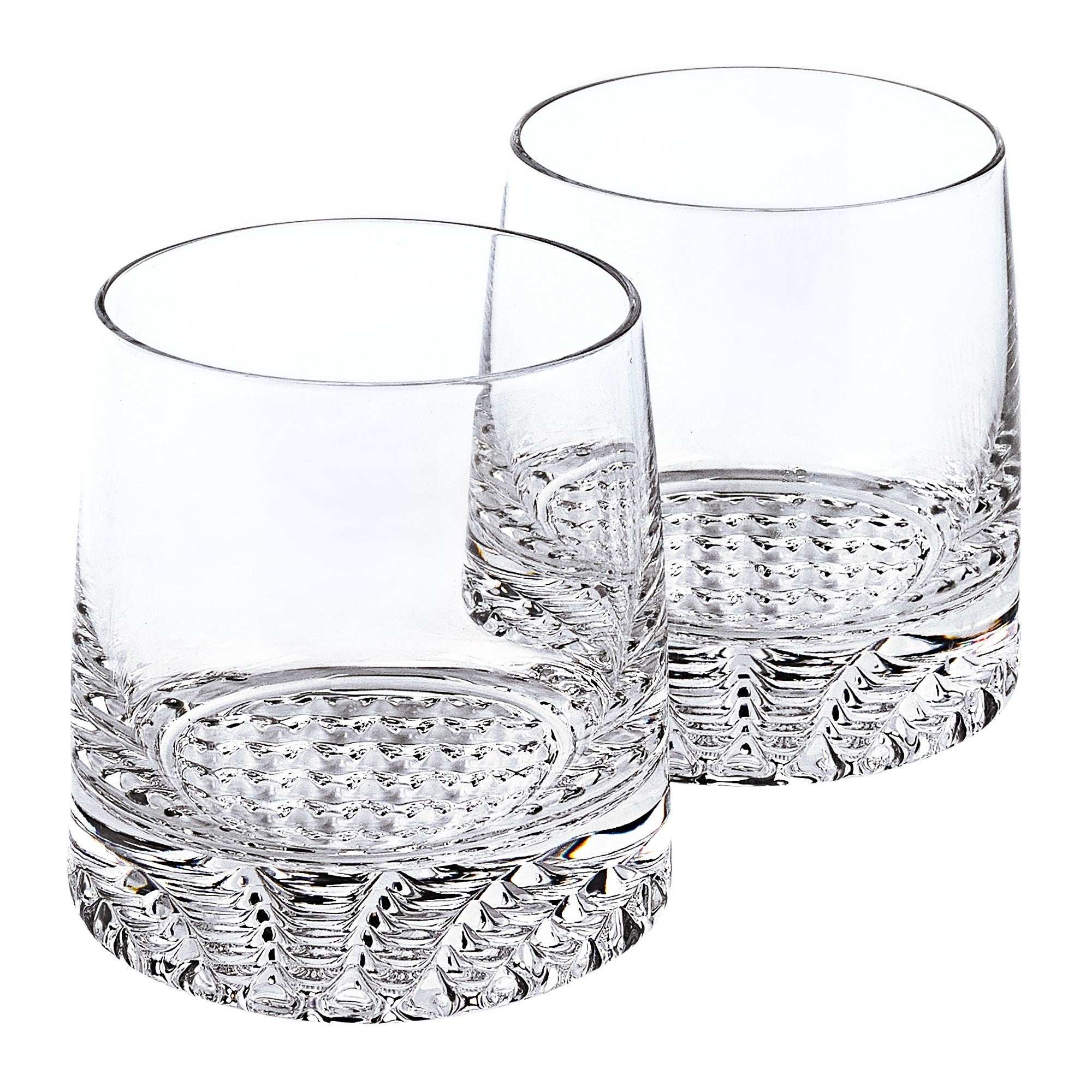 Mouth Blown European Crystal Whiskey Set 4 Pc Rocks Or Dof Set - Homeroots - Flyclothing LLC