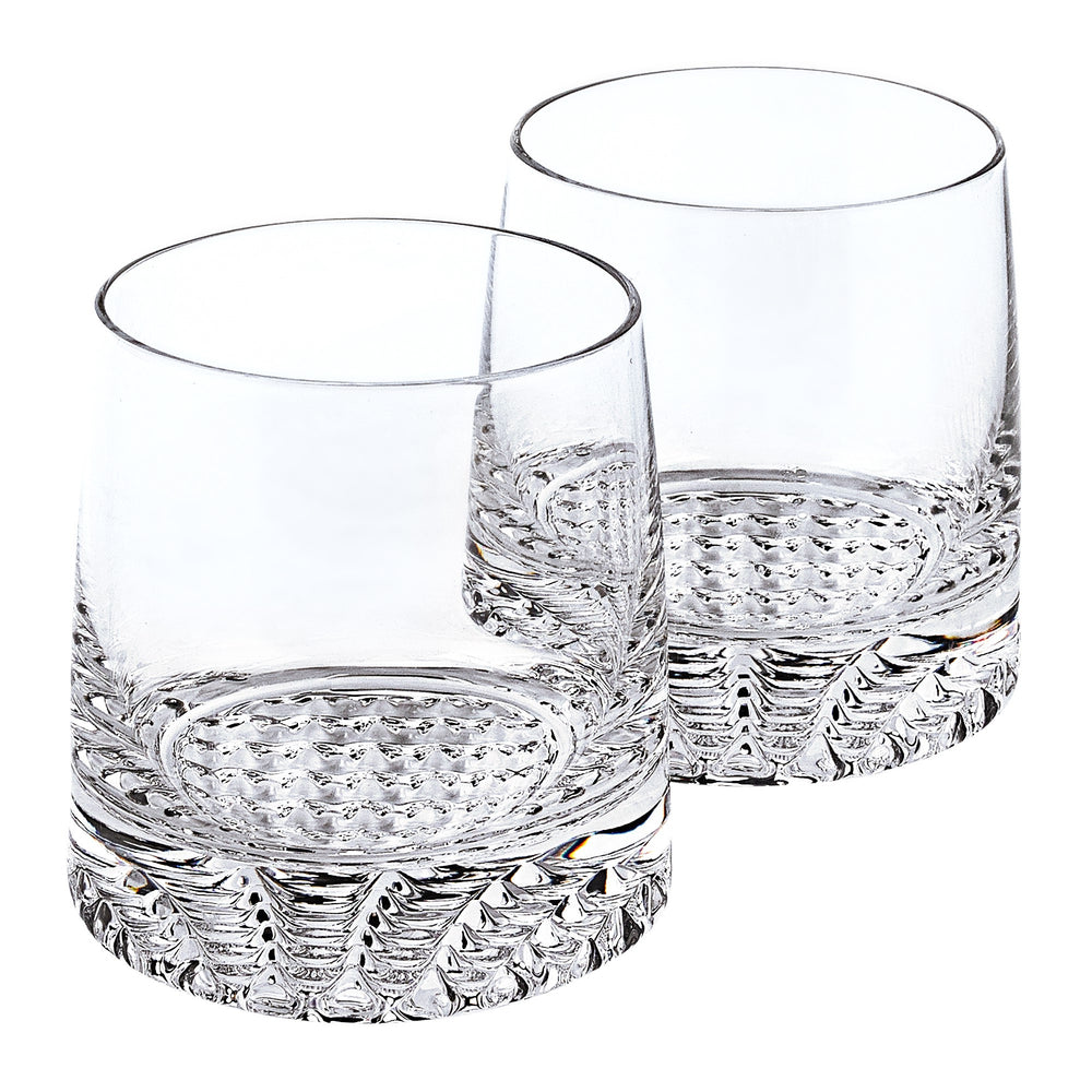 Mouth Blown European Crystal Whiskey Set 4 Pc Rocks Or Dof Set - Homeroots