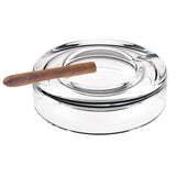 Mouth Blown European Crystal Cigar Ash Tray - Homeroots