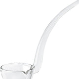 7" Mouth Blown Crystal Gravy Ladle - Homeroots